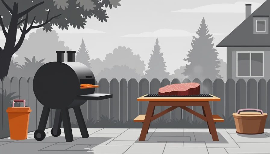 Visual context for how long to smoke a brisket