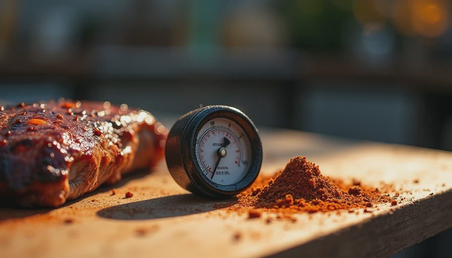 Visual context for smoked brisket recipe