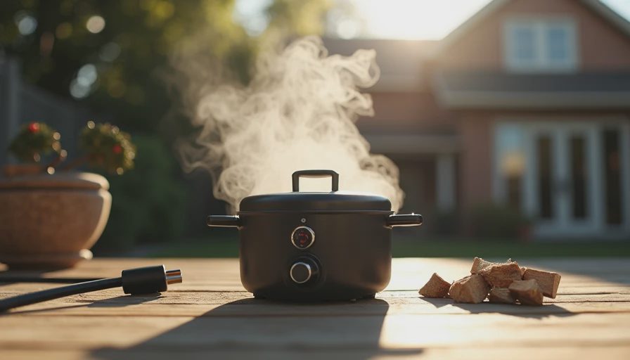 Visual context for electric smoker