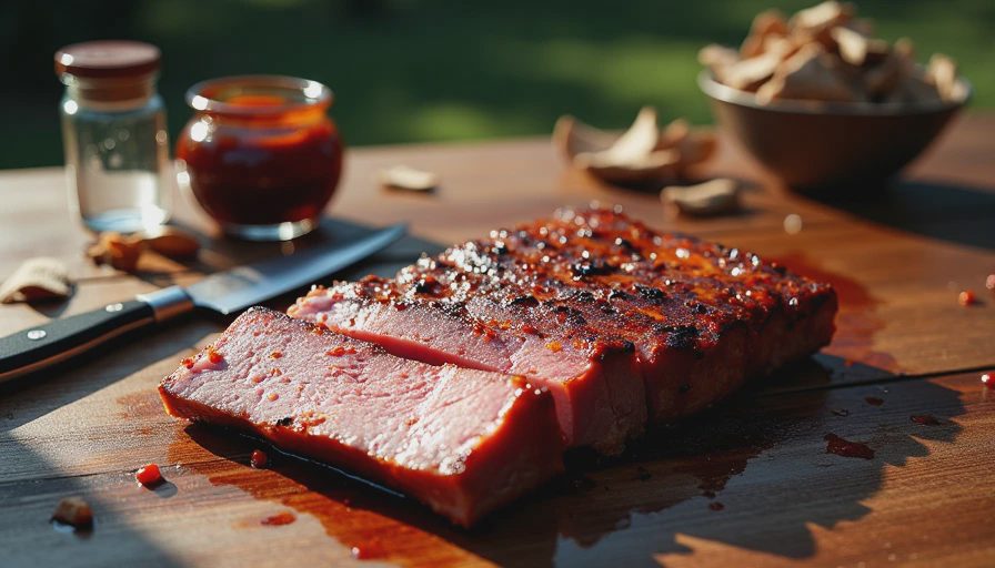 Visual context for smoked pork butt