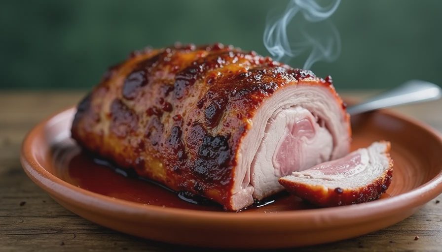 Visual context for smoked pork shoulder