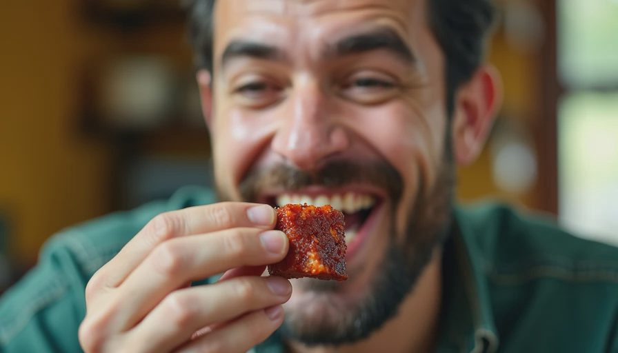 Visual context for pork belly burnt ends