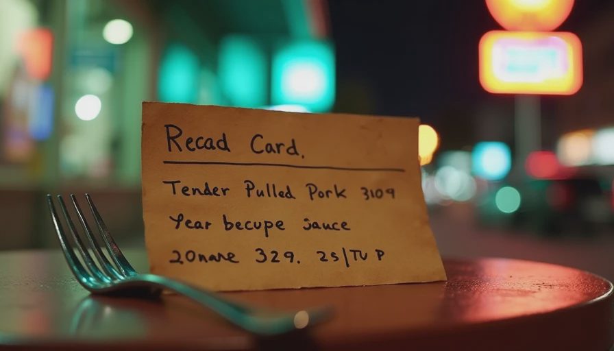 Visual context for pulled pork recipe