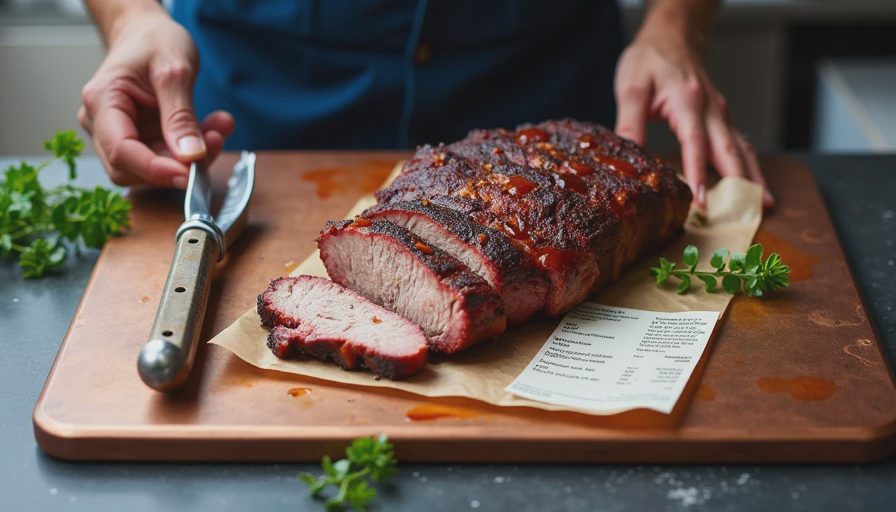 Visual context for the stall brisket