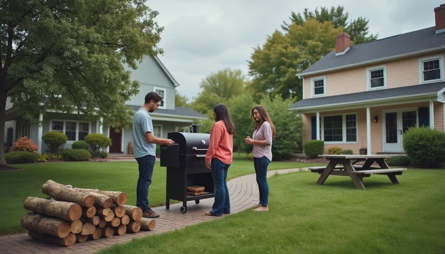 Visual context for wood for smoking meat