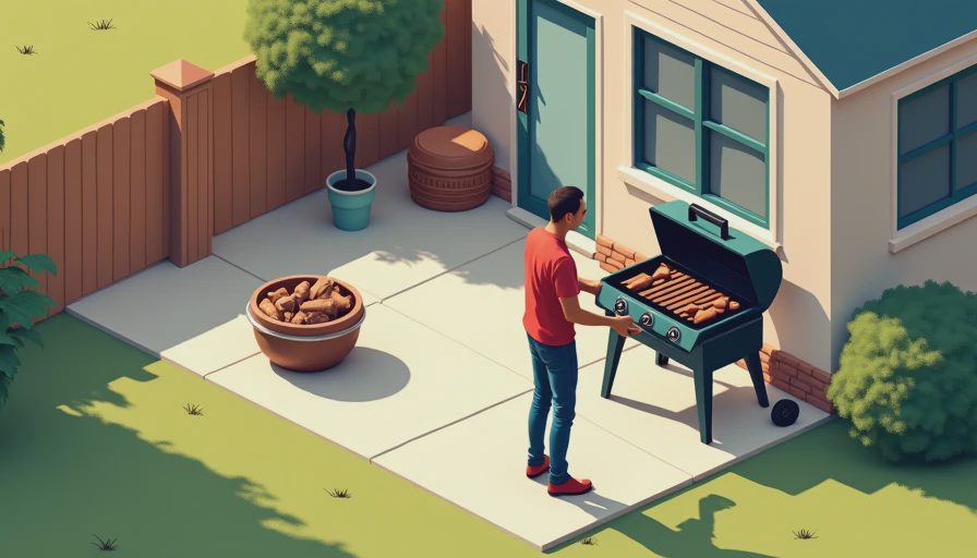 Visual context for bbq wood chunks
